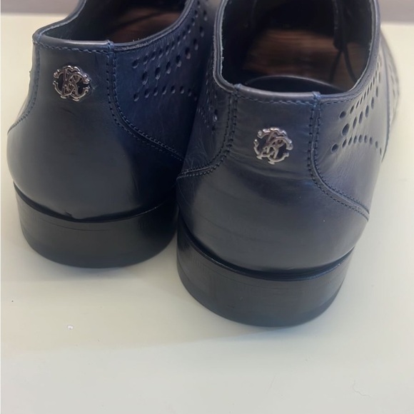 Roberto Cavalli Dark Blue  Leather Loafers - Picture 2 of 8